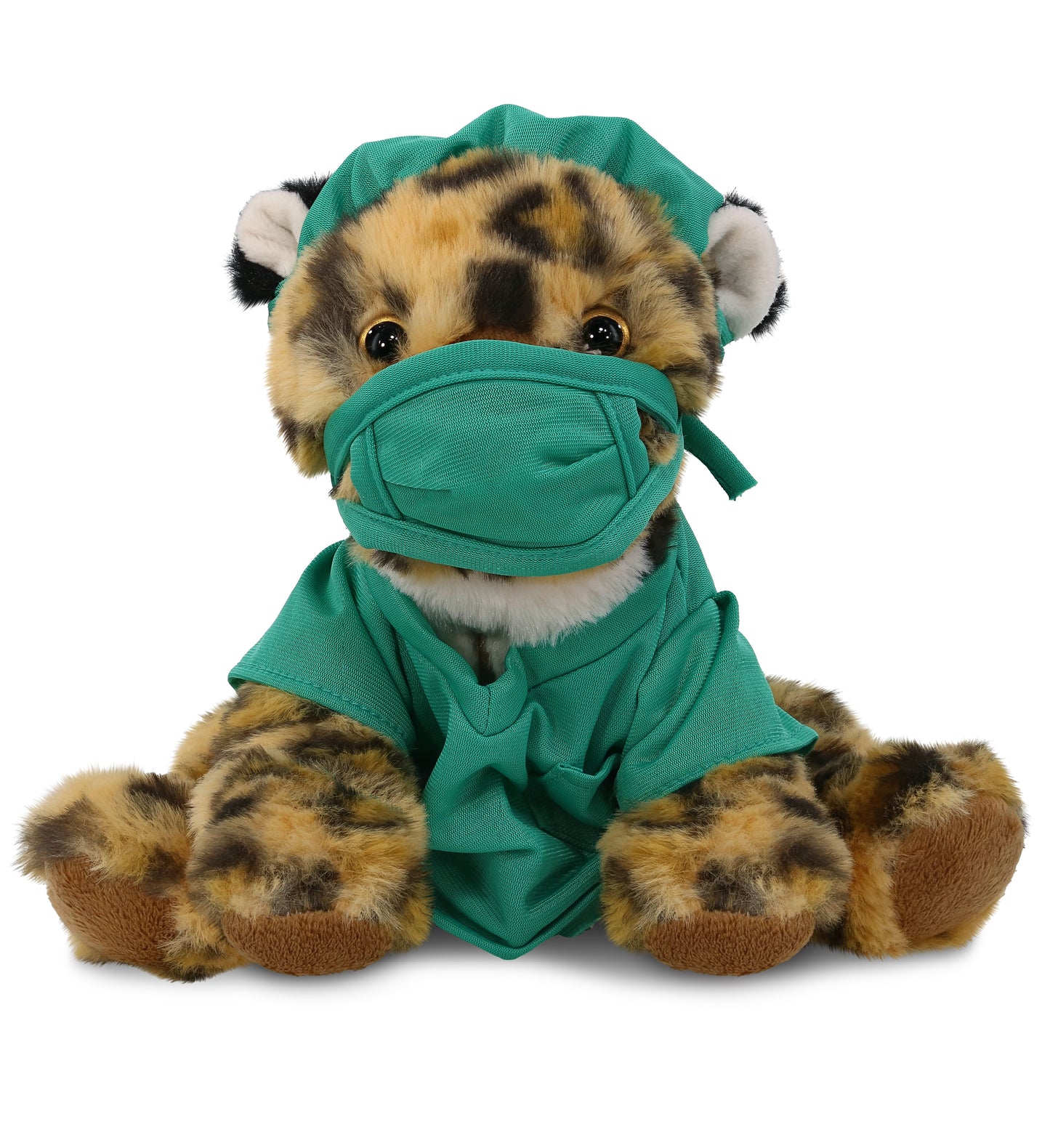 PLUSH DOCTOR - SUPER-SOFT PLUSH - SQUAT LEOPARD 8"