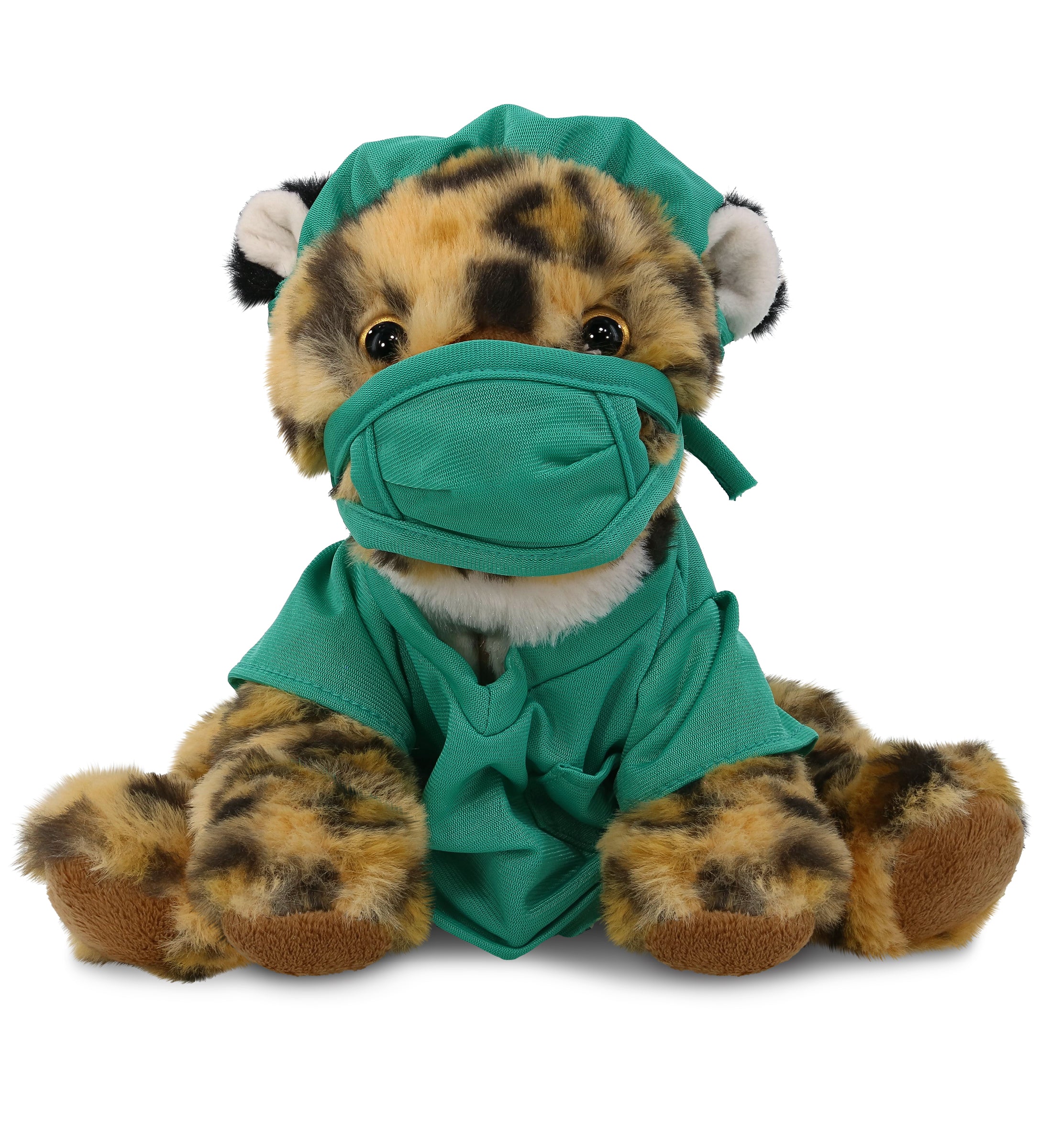 PLUSH DOCTOR - SUPER-SOFT PLUSH - SQUAT LEOPARD 8"