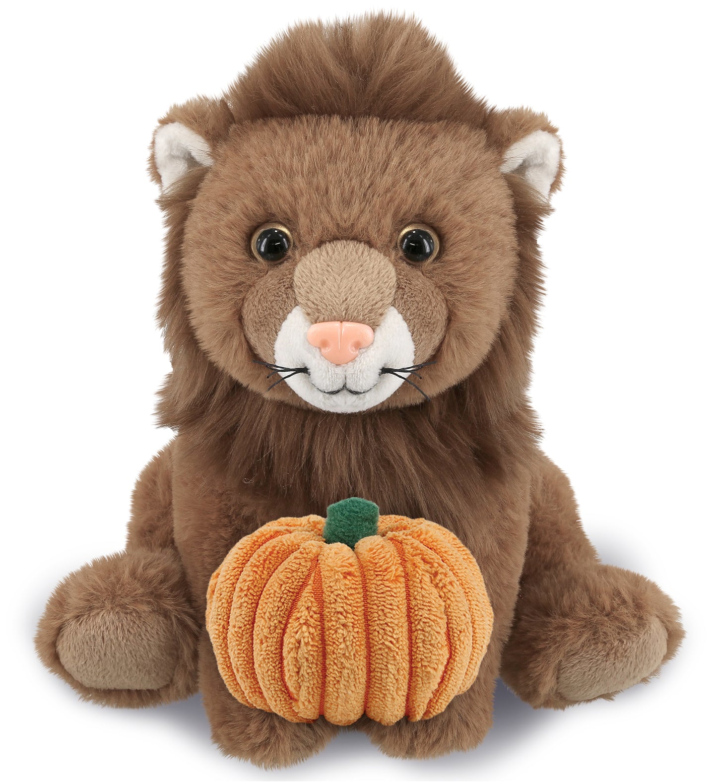 PLUSH PUMPKIN - SUPER-SOFT PLUSH - SQUAT LION 8"