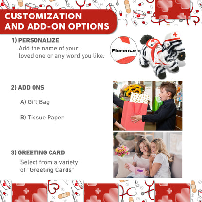 SUPER-SOFT PLUSH - ZEBRA 9" NURSE