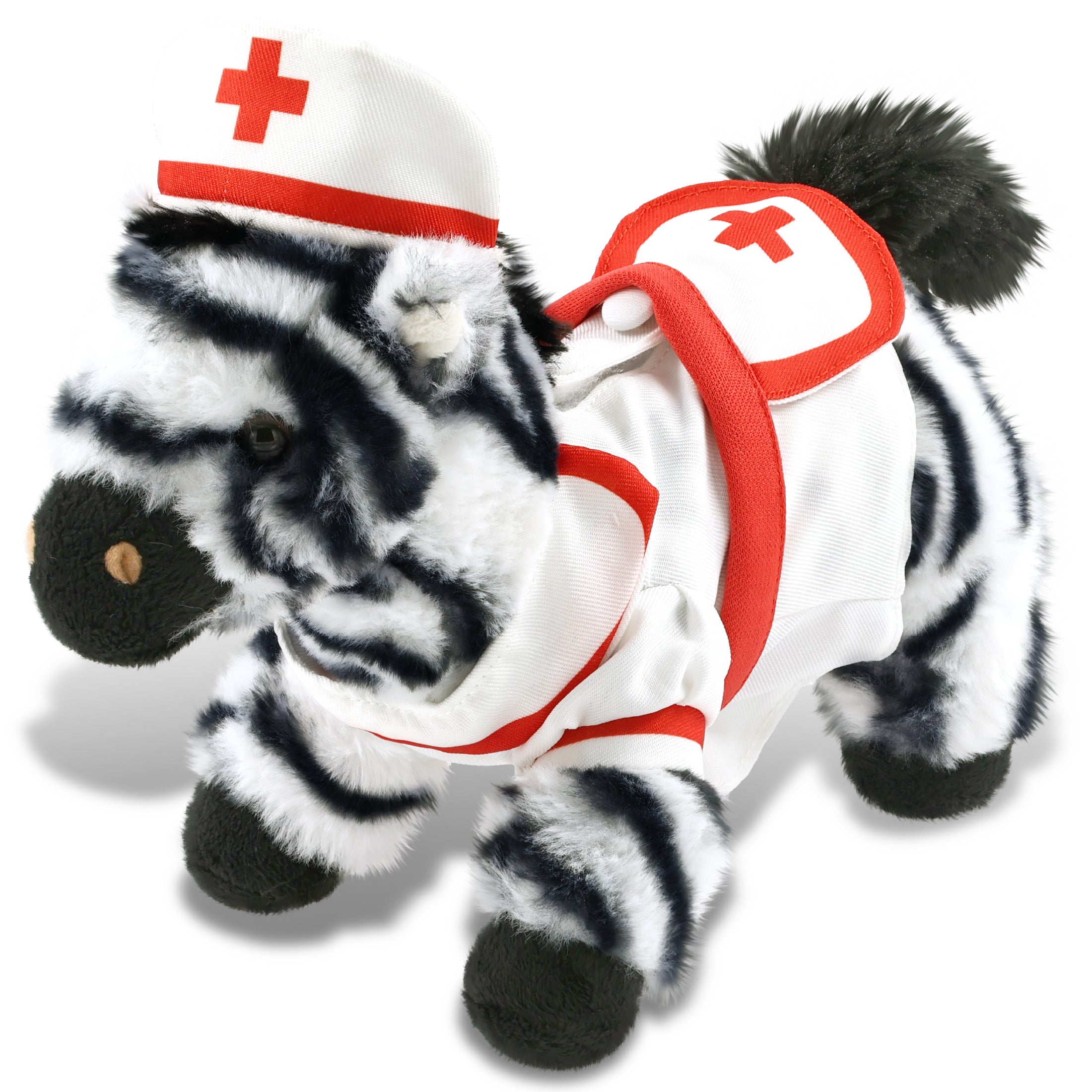 SUPER-SOFT PLUSH - ZEBRA 9" NURSE