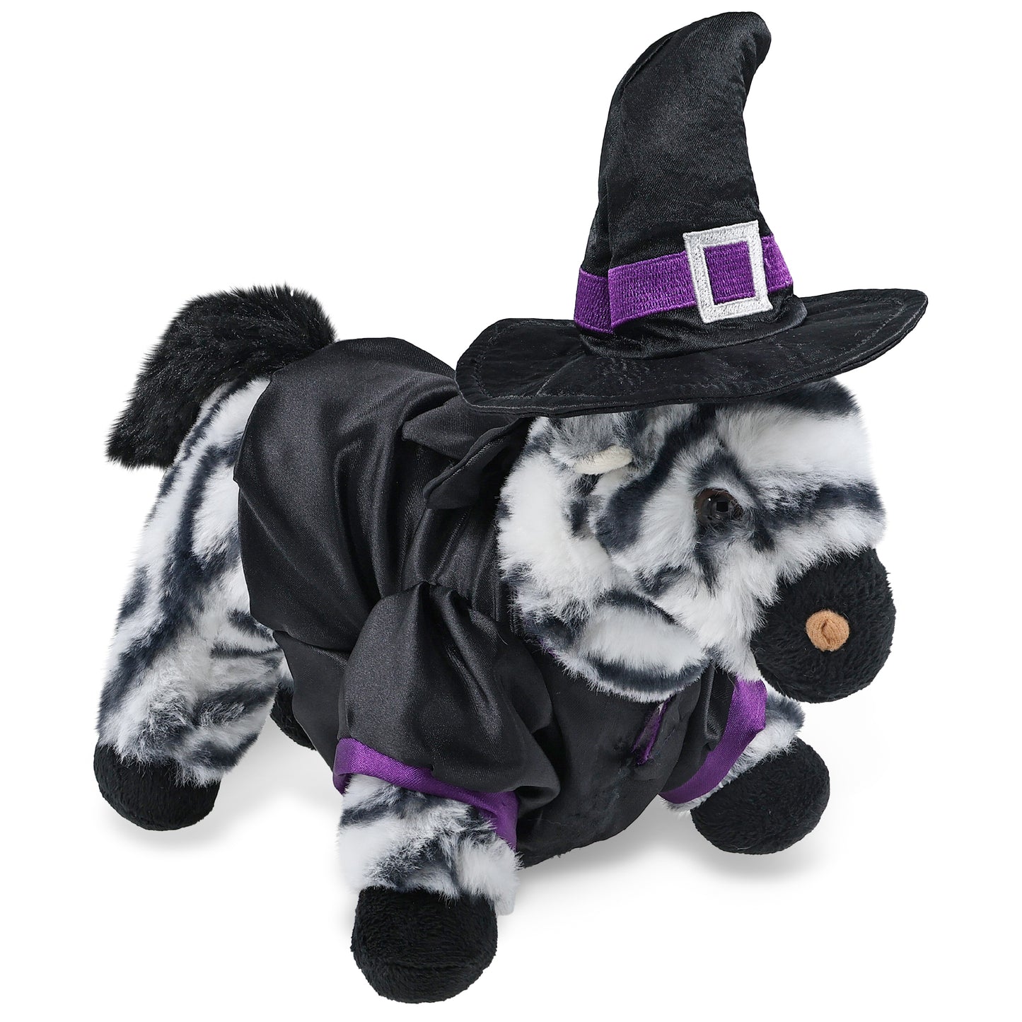 SUPER-SOFT PLUSH - ZEBRA 9" WITCH DRESS UP