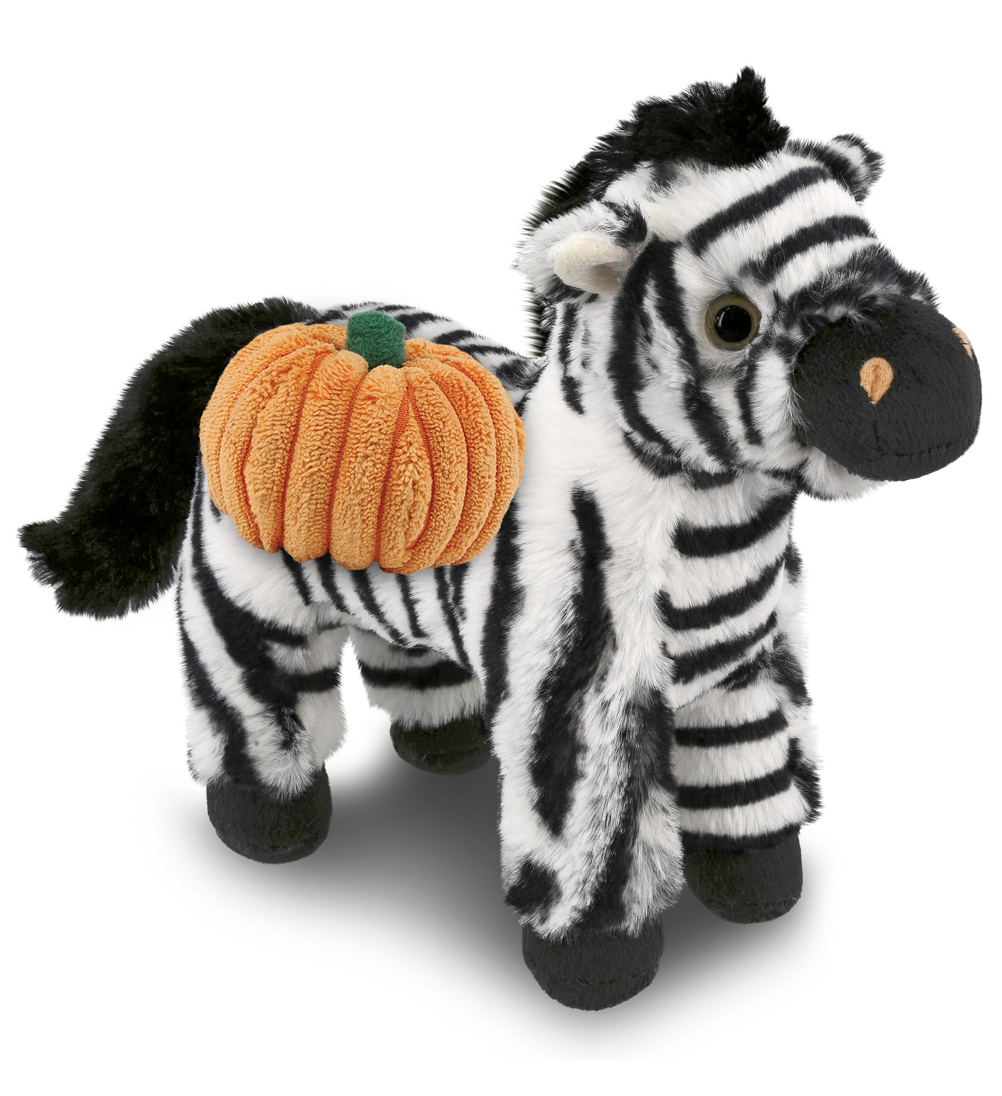 PLUSH PUMPKIN - SUPER-SOFT PLUSH - ZEBRA 9"