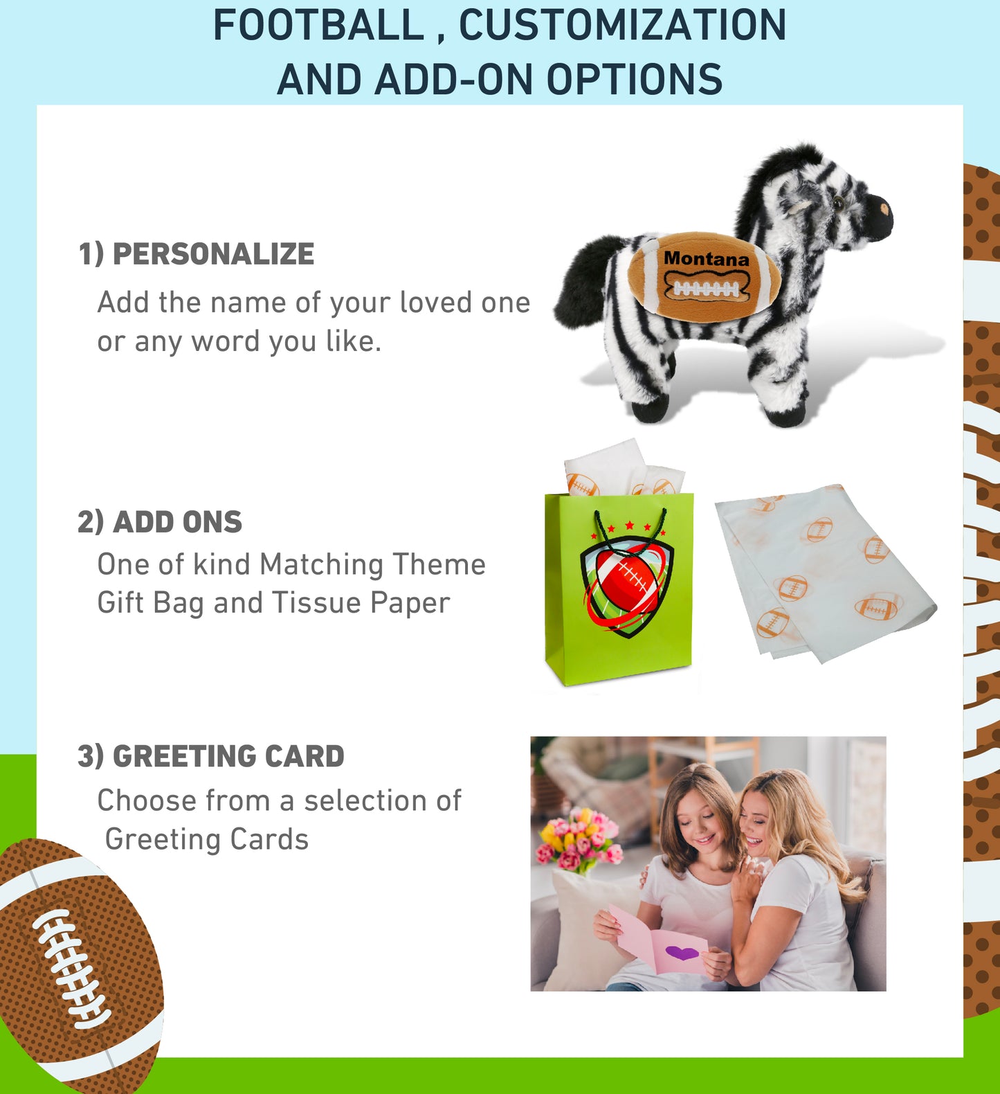 SUPER-SOFT PLUSH - ZEBRA 9" WITH FOOTBALL PLUSH