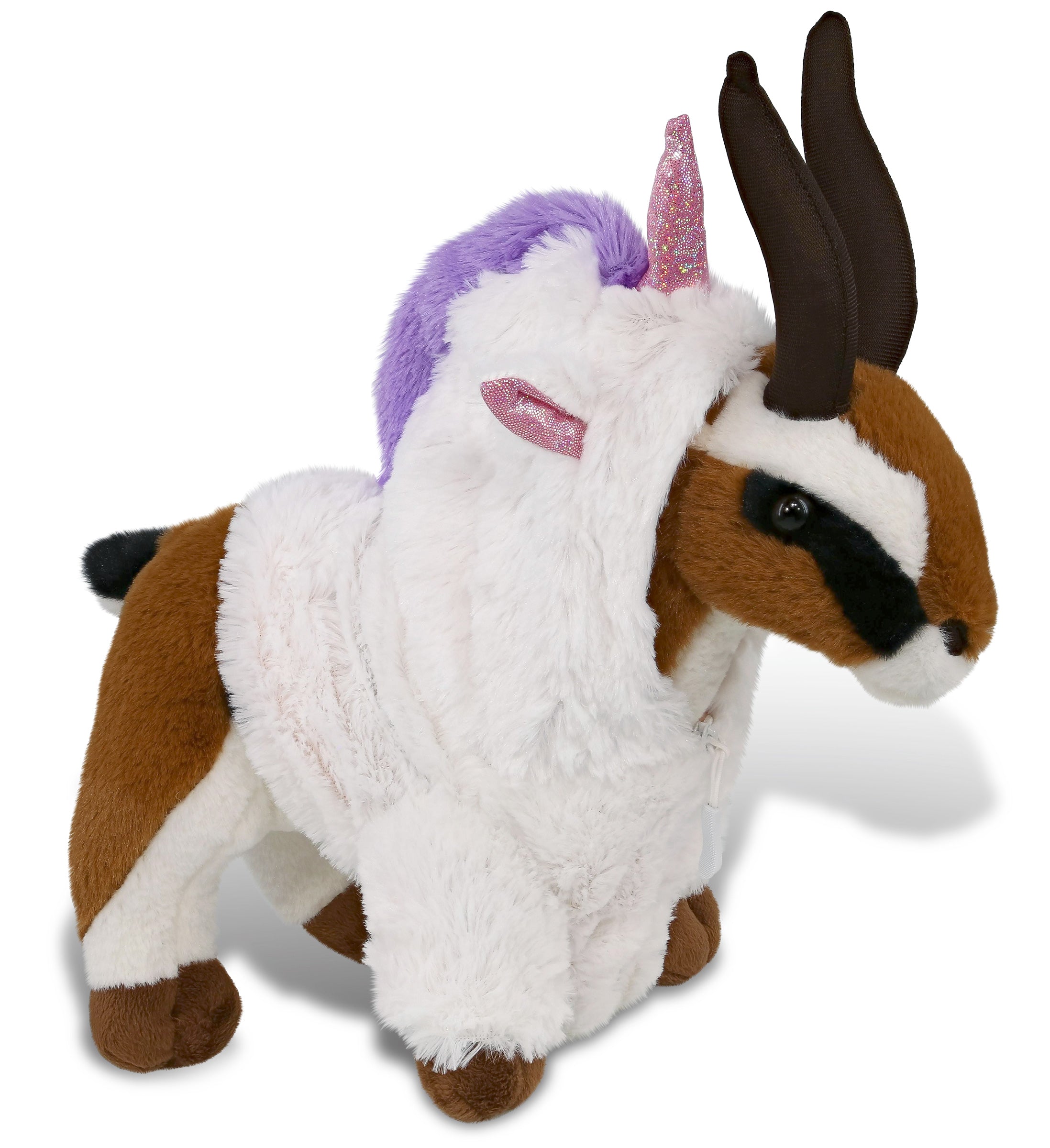 PLUSH UNICORN - SUPER-SOFT PLUSH - ANTELOPE 10"