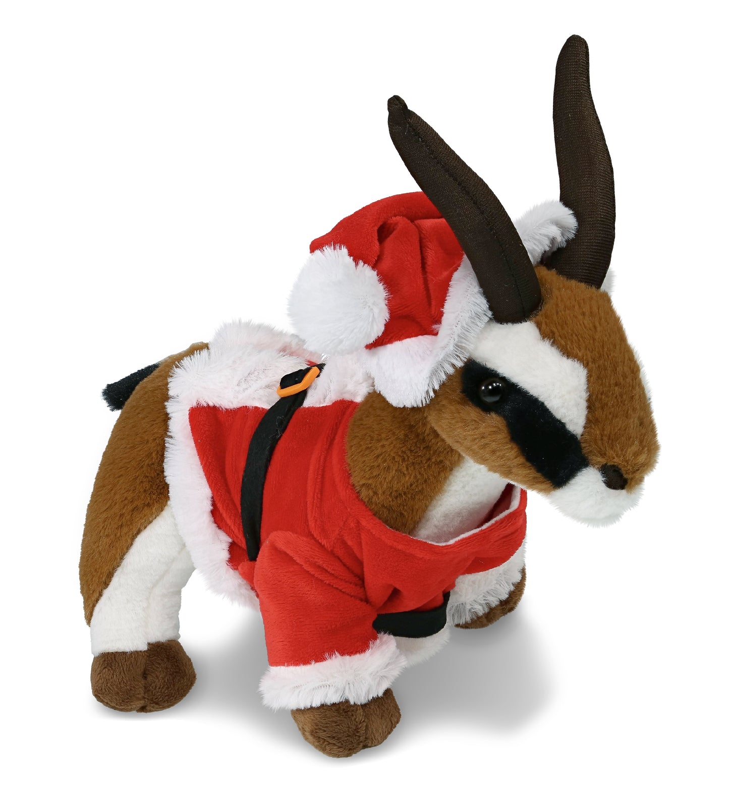 PLUSH SANTA - SUPER-SOFT PLUSH - ANTELOPE 10"