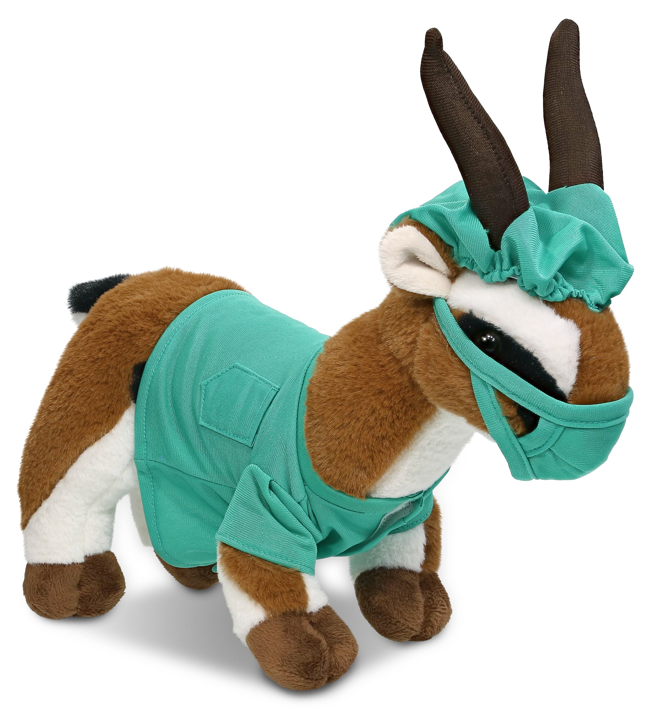 PLUSH DOCTOR - SUPER-SOFT PLUSH - ANTELOPE 10"