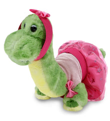 SUPER SOFT PLUSH - GREEN DINOSAUR Ballerina