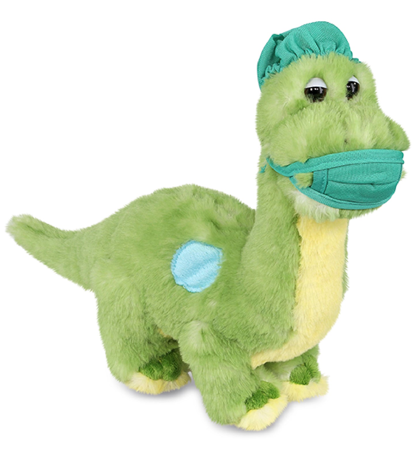 PLUSH DOCTOR - SUPER SOFT PLUSH - GREEN DINOSAUR