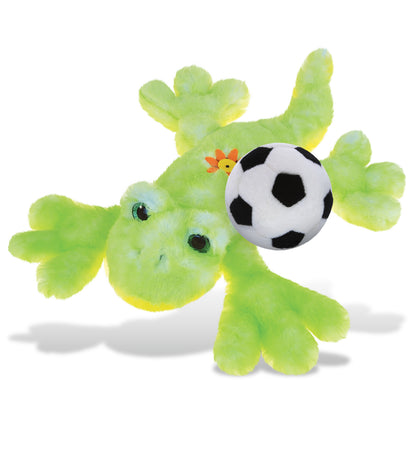 SUPER SOFT PLUSH - GECKO WITH SOCCER PLUSH