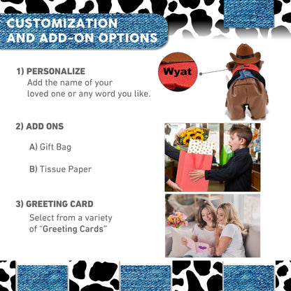 SUPER SOFT PLUSH - WILD MAMMOTH LARGE COWBOY DRESS UP