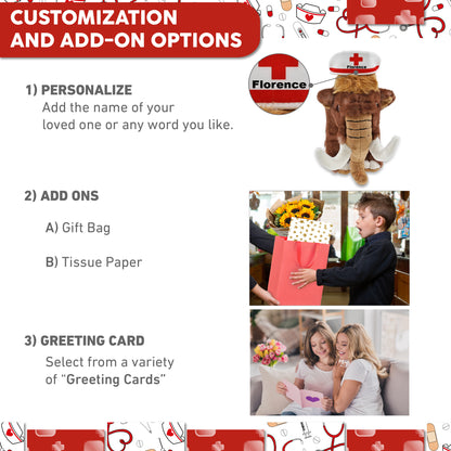 SUPER SOFT PLUSH - WILD MAMMOTH LARGE NURSE