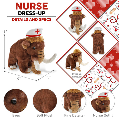 SUPER SOFT PLUSH - WILD MAMMOTH LARGE NURSE