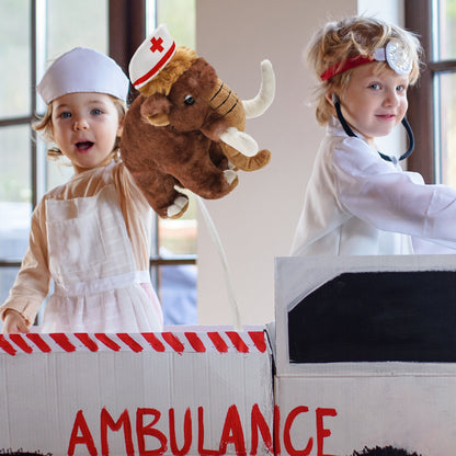 SUPER SOFT PLUSH - WILD MAMMOTH LARGE NURSE