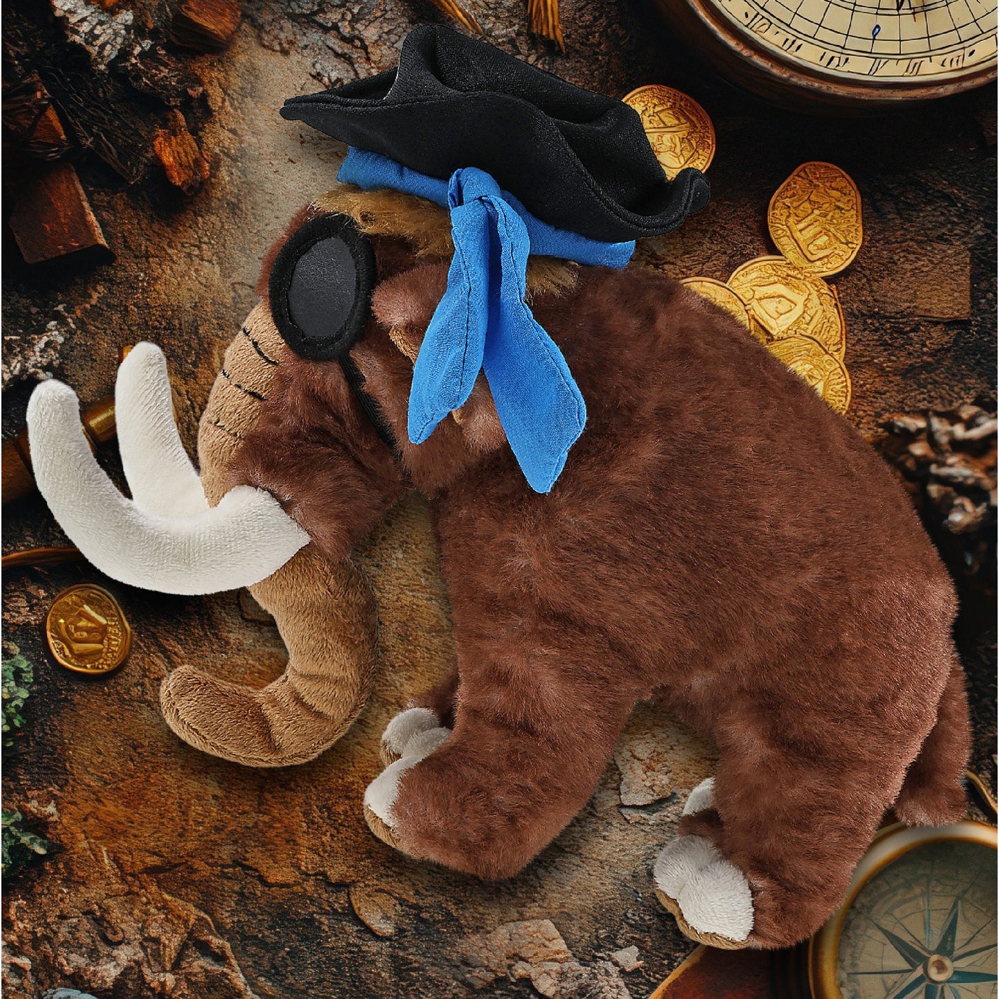 SUPER SOFT PLUSH - WILD MAMMOTH LARGE PIRATE DRESS UP