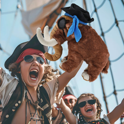 SUPER SOFT PLUSH - WILD MAMMOTH LARGE PIRATE DRESS UP