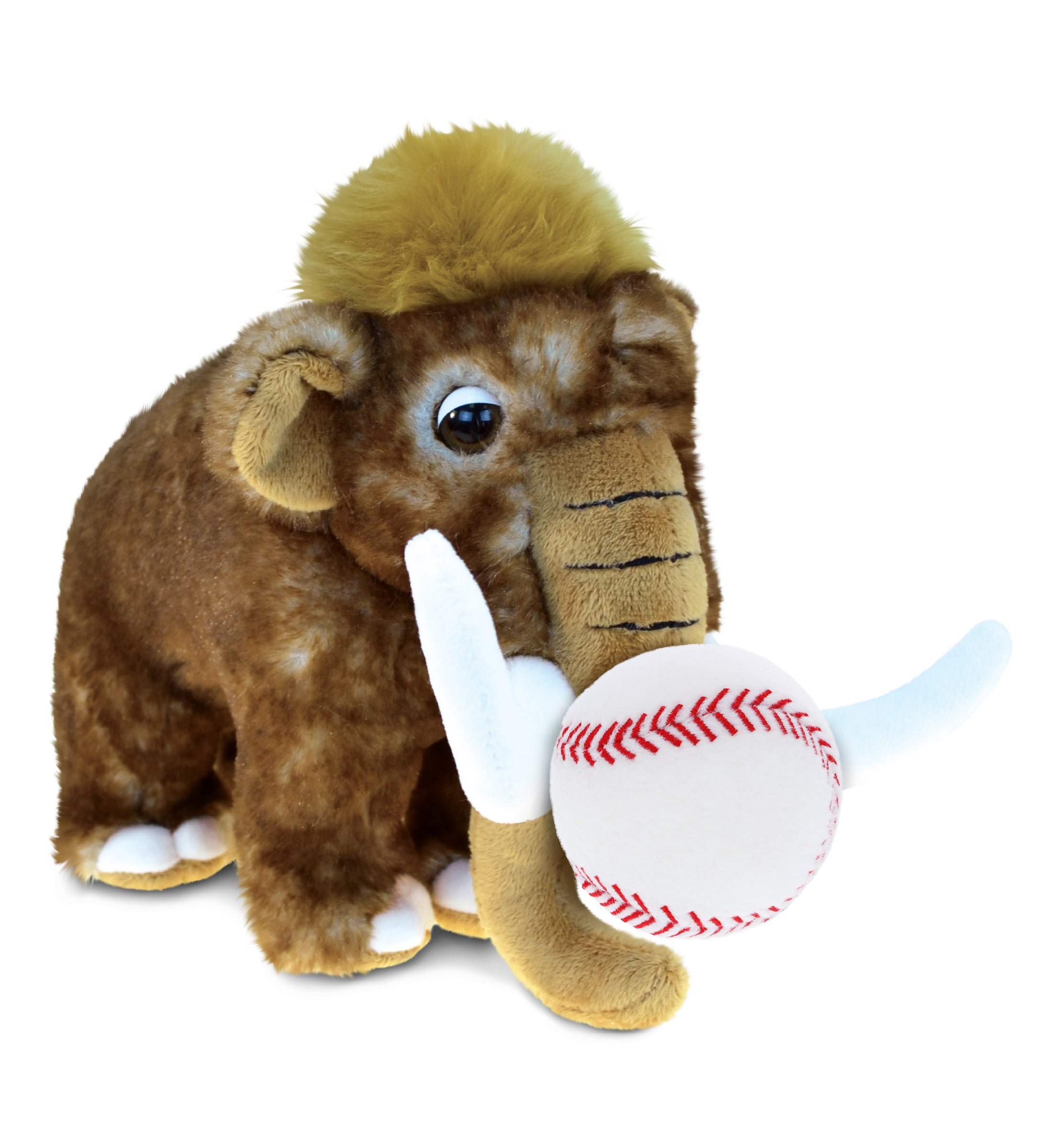 PLUSH BASEBALL - SUPER SOFT PLUSH - WILD MAMMOTH LARGE