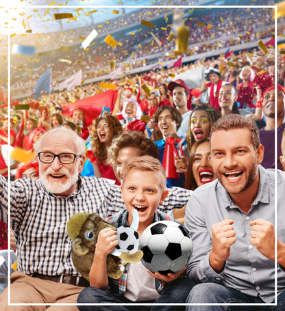 SUPER SOFT PLUSH - WILD MAMMOTH LARGE WITH SOCCER PLUSH