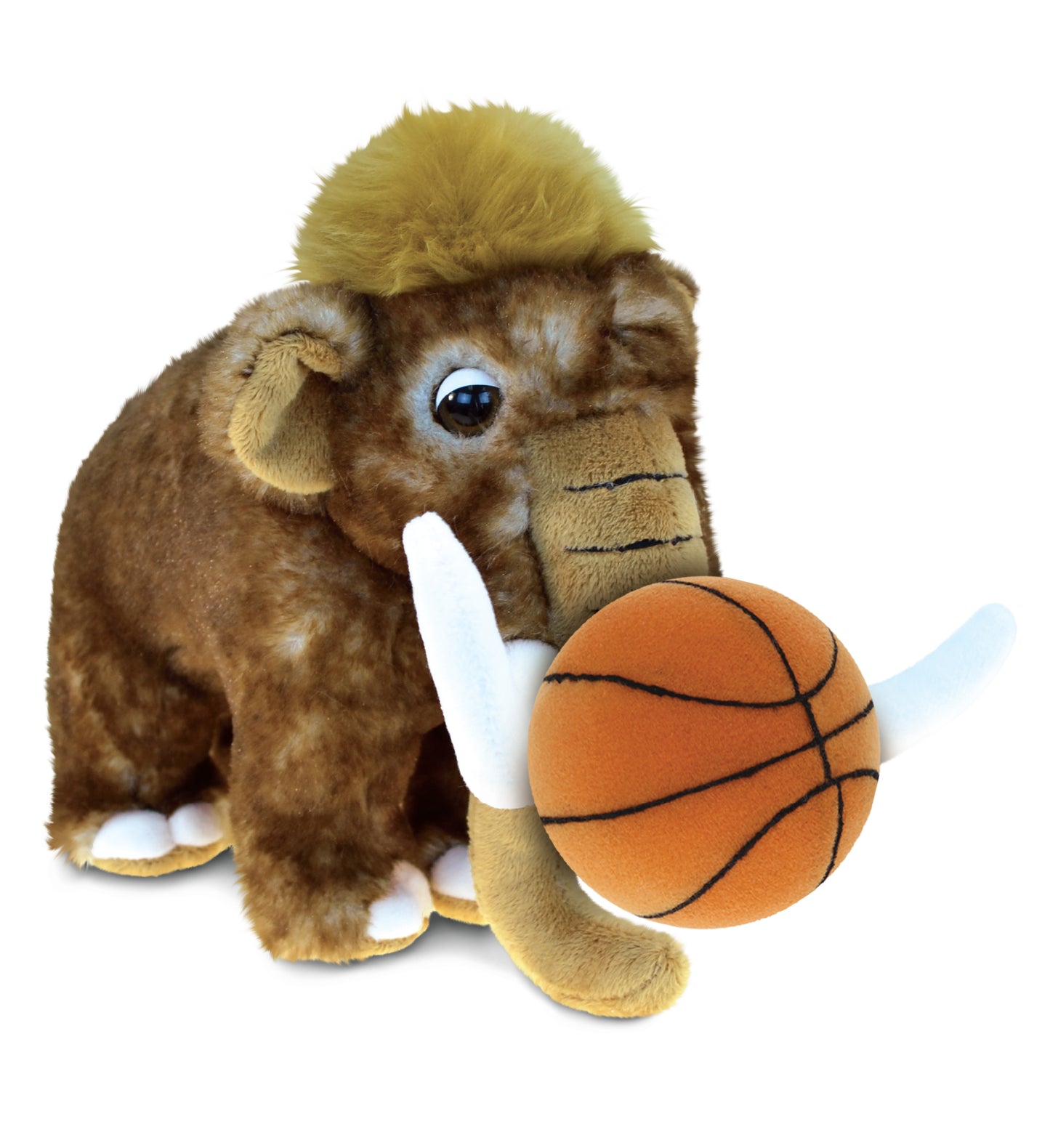 PLUSH BASKETBALL - SUPER SOFT PLUSH - WILD MAMMOTH LARGE