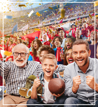 SUPER SOFT PLUSH - WILD MAMMOTH LARGE WITH FOOTBALL PLUSH