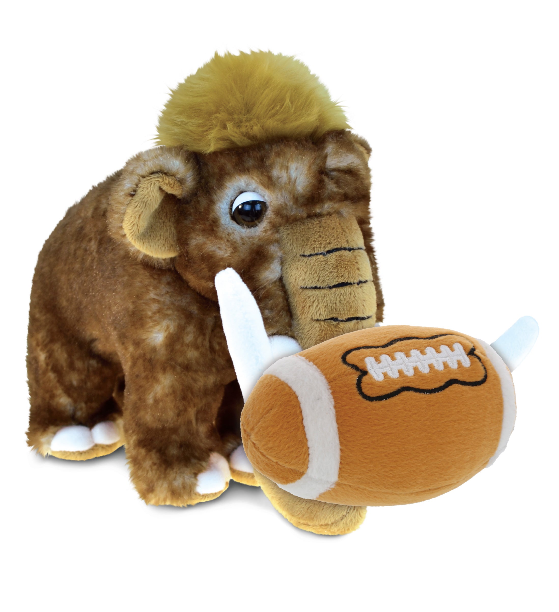 SUPER SOFT PLUSH - WILD MAMMOTH LARGE WITH FOOTBALL PLUSH
