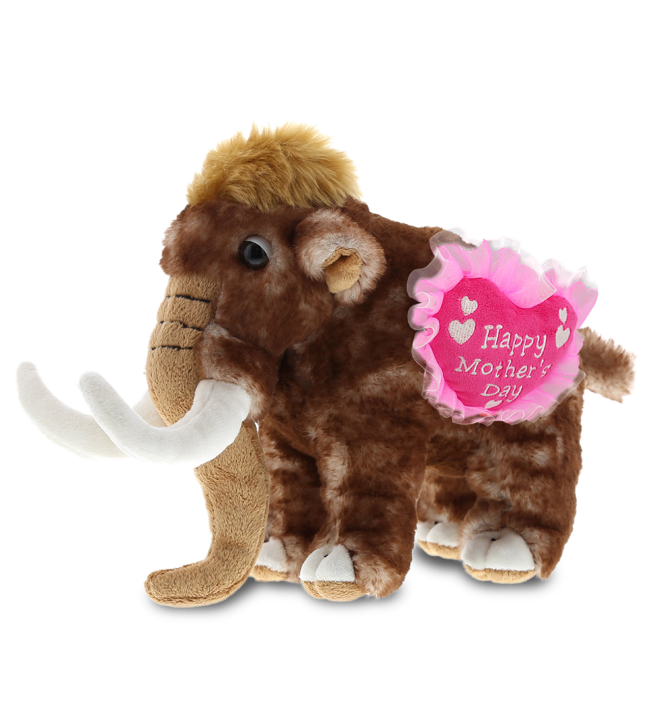 PLUSH MOTHERS DAY HEART - SUPER SOFT PLUSH - WILD MAMMOTH LARGE