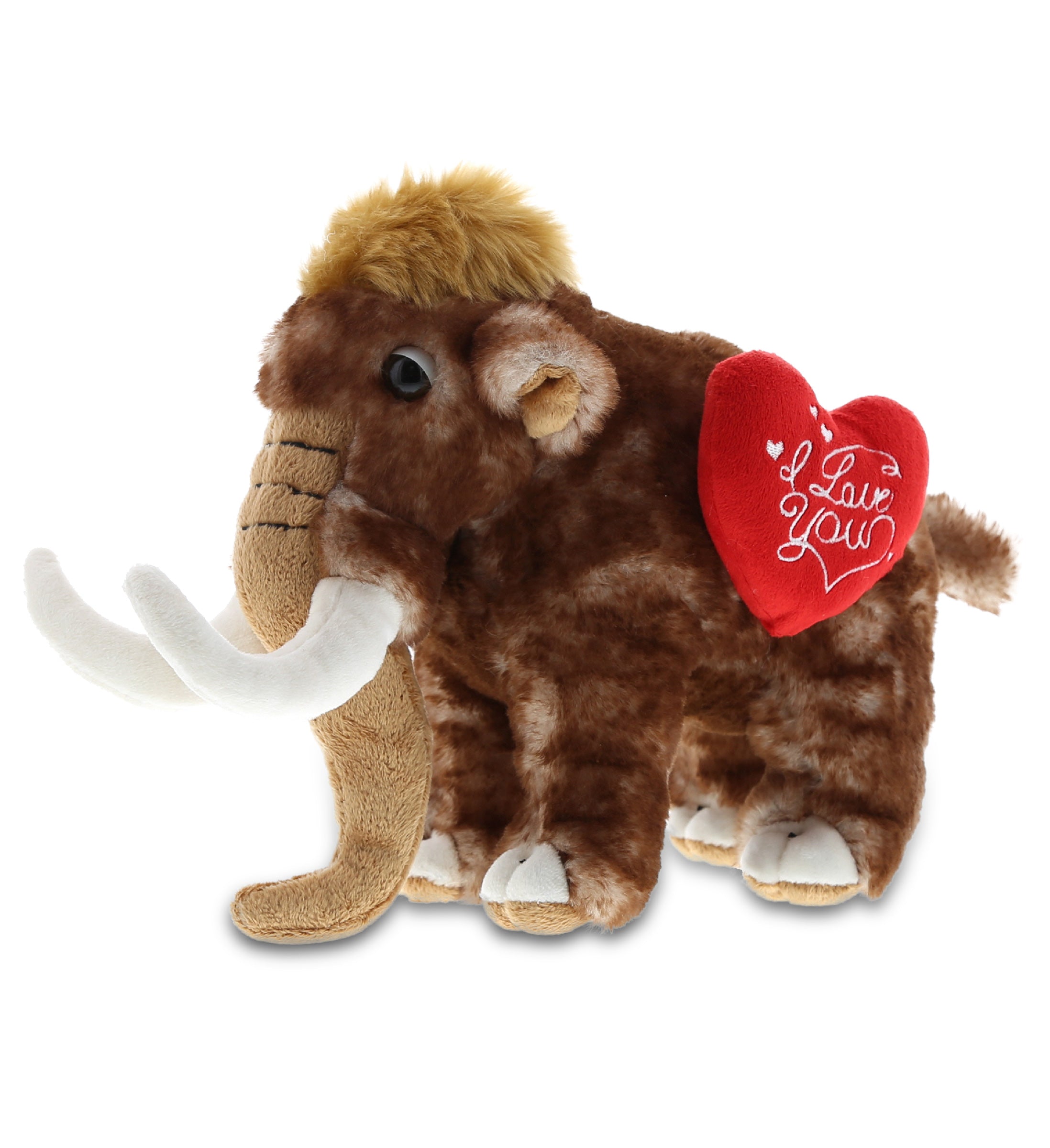 PLUSH I LOVE YOU RED HEART - SUPER SOFT PLUSH - WILD MAMMOTH LARGE