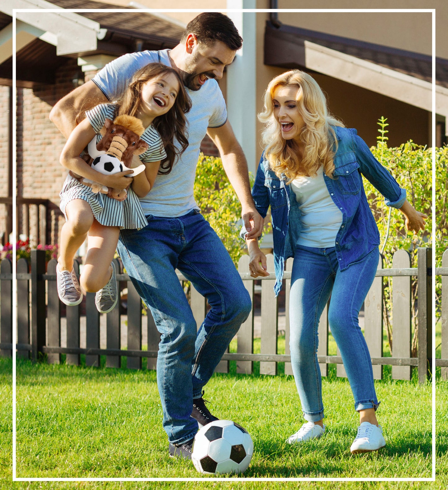 SUPER SOFT PLUSH - WILD MAMMOTH SMALL WITH SOCCER PLUSH