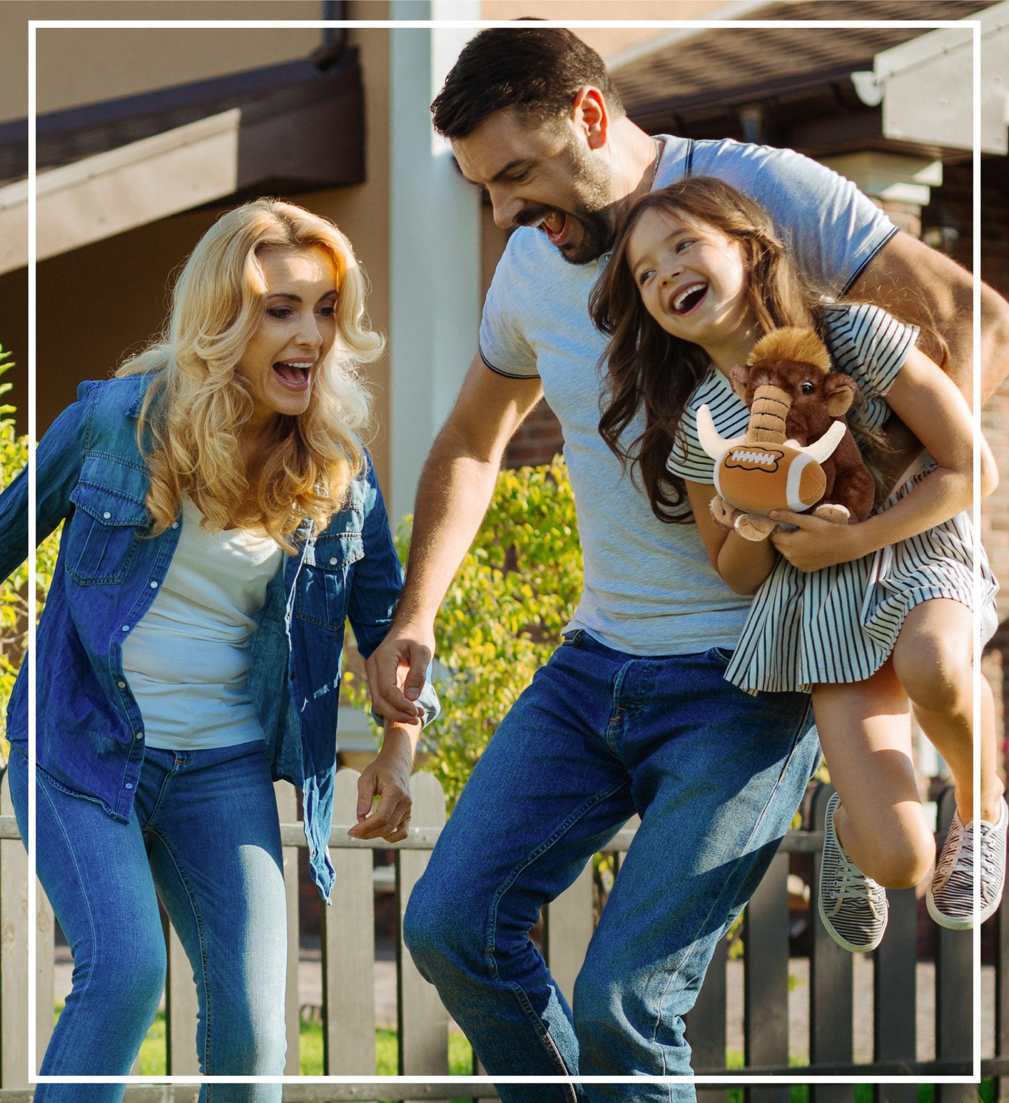 SUPER SOFT PLUSH - WILD MAMMOTH SMALL WITH FOOTBALL PLUSH