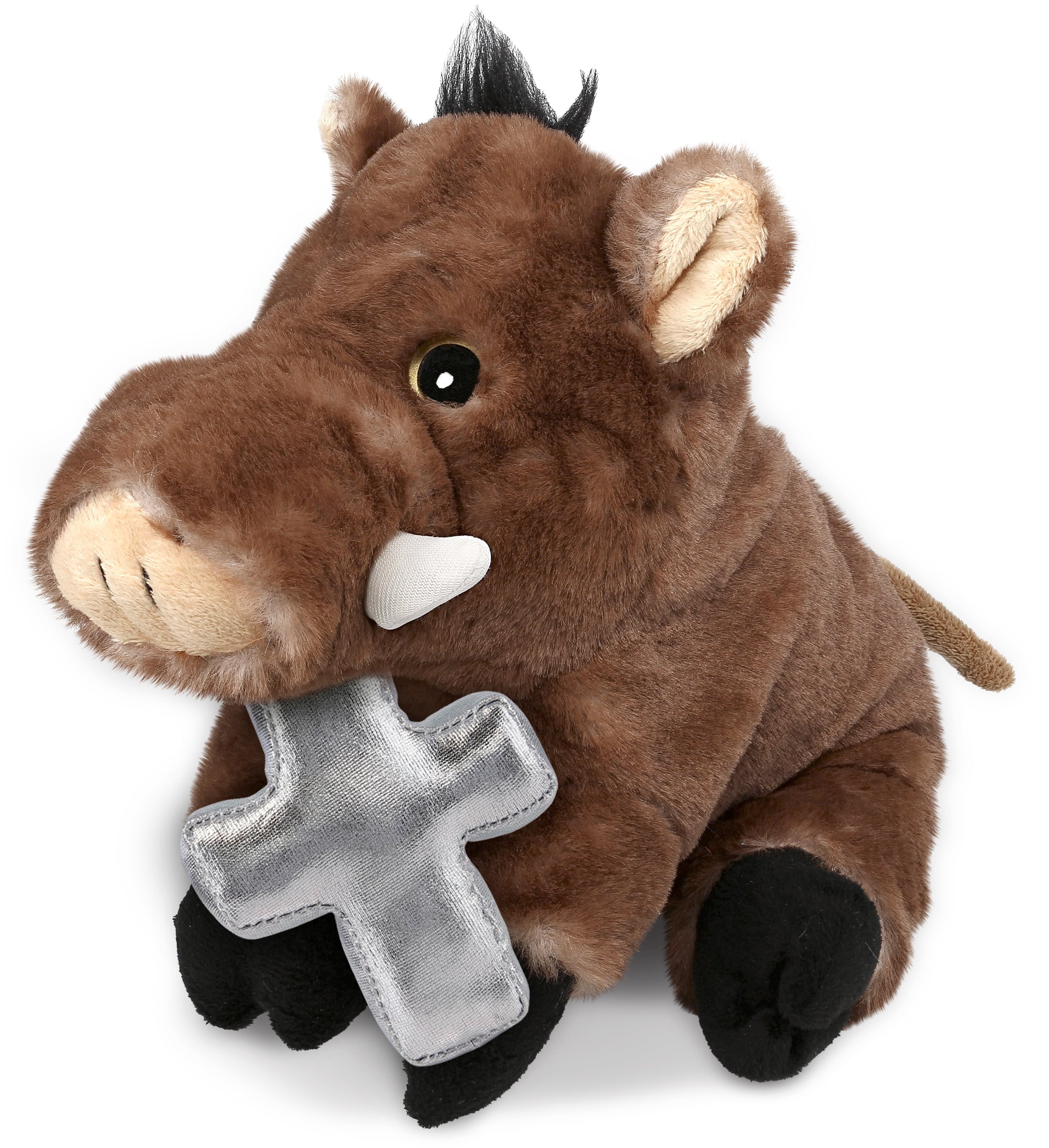 PLUSH CROSS - SUPER SOFT PLUSH - WILD BOAR