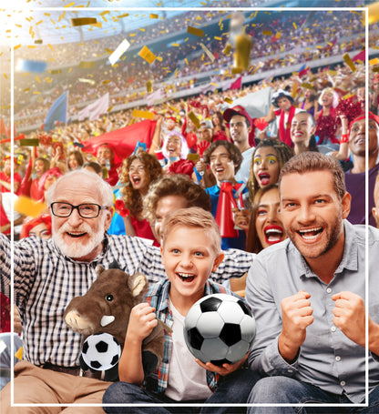 SUPER SOFT PLUSH - WILD BOAR WITH SOCCER PLUSH