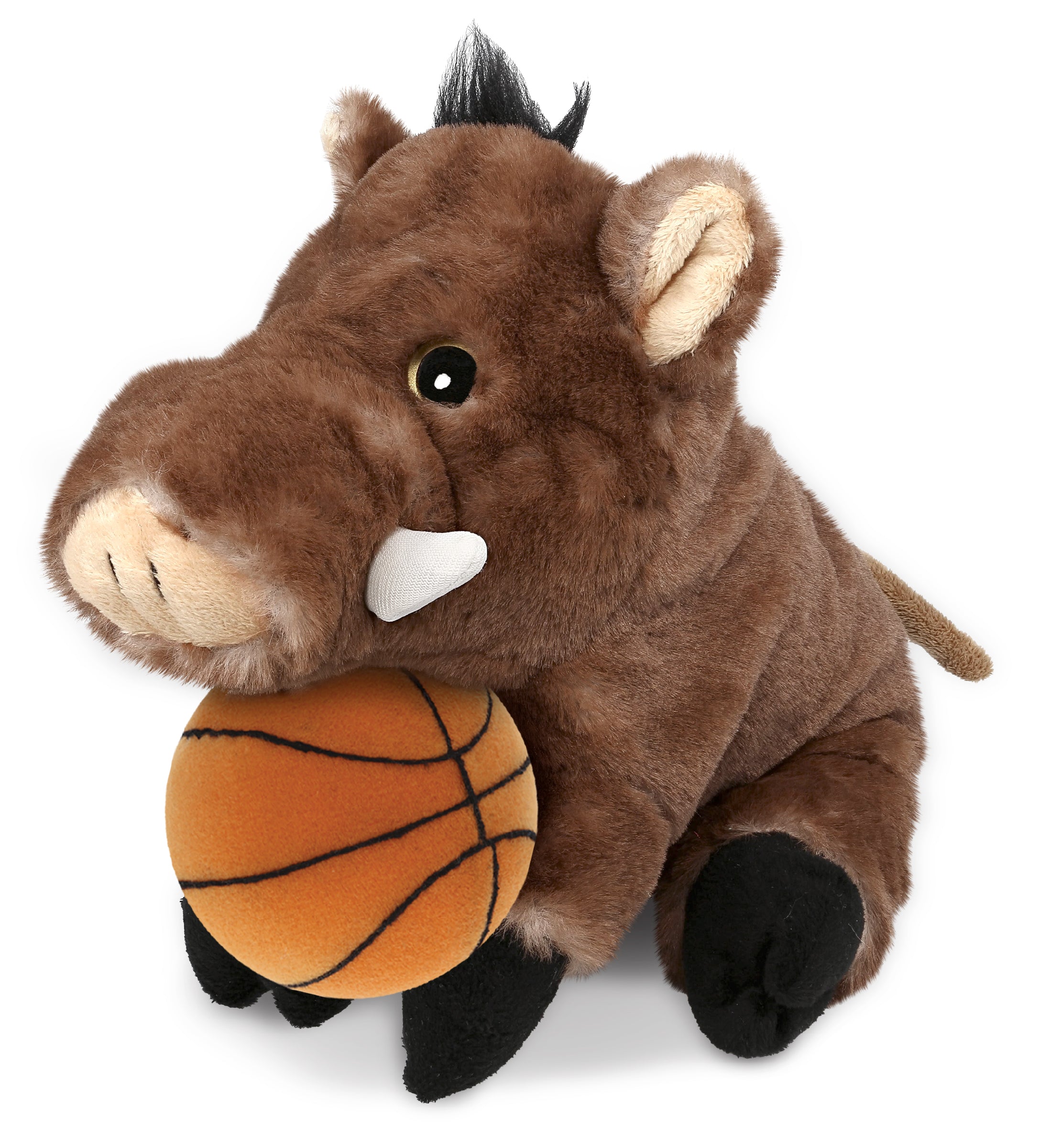 PLUSH BASKETBALL - SUPER SOFT PLUSH - WILD BOAR