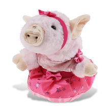 SUPER SOFT PLUSH - SQUAT PIGGY WITH BALLERINA DRESS UP