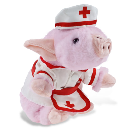 SUPER SOFT PLUSH - SQUAT PIGGY NURSE