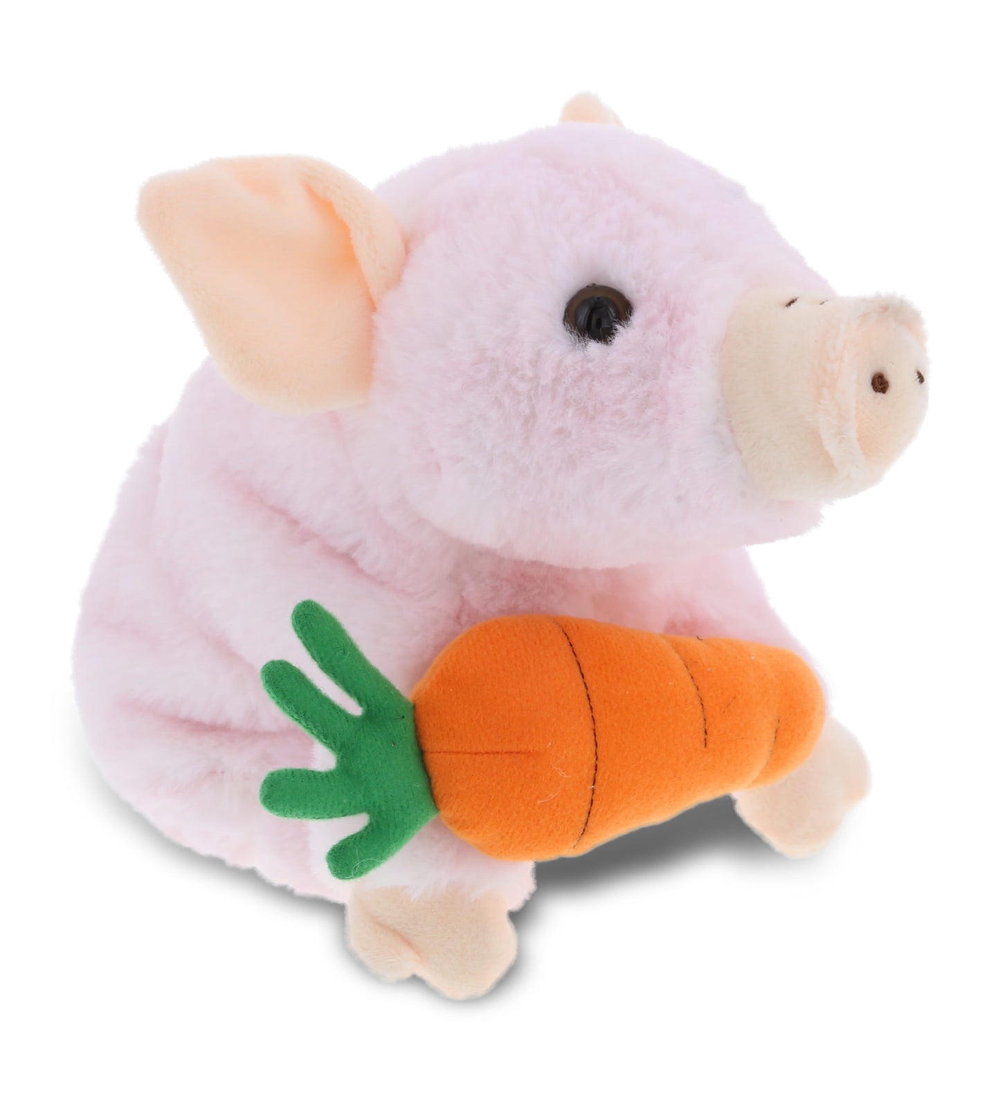 PLUSH CARROT - SUPER SOFT PLUSH - SQUAT PIGGY