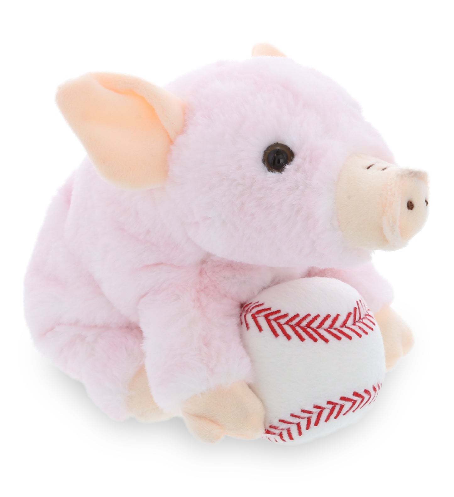PLUSH BASEBALL - SUPER SOFT PLUSH - SQUAT PIGGY