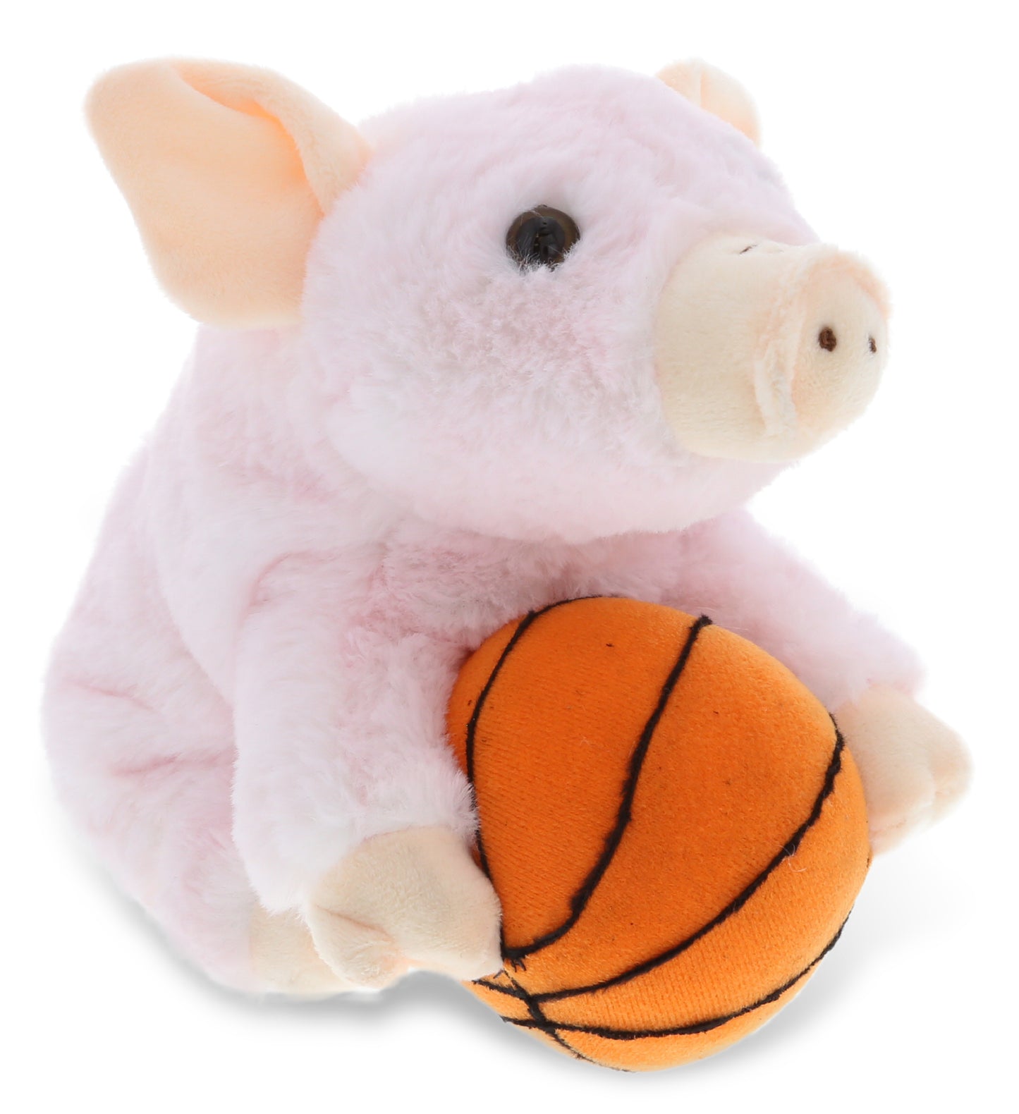 PLUSH BASKETBALL - SUPER SOFT PLUSH - SQUAT PIGGY
