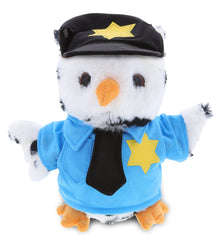 PLUSH POLICE - SUPER SOFT PLUSH - WHITE OWL