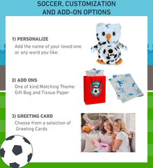 SUPER SOFT PLUSH - WHITE OWL WITH SOCCER PLUSH