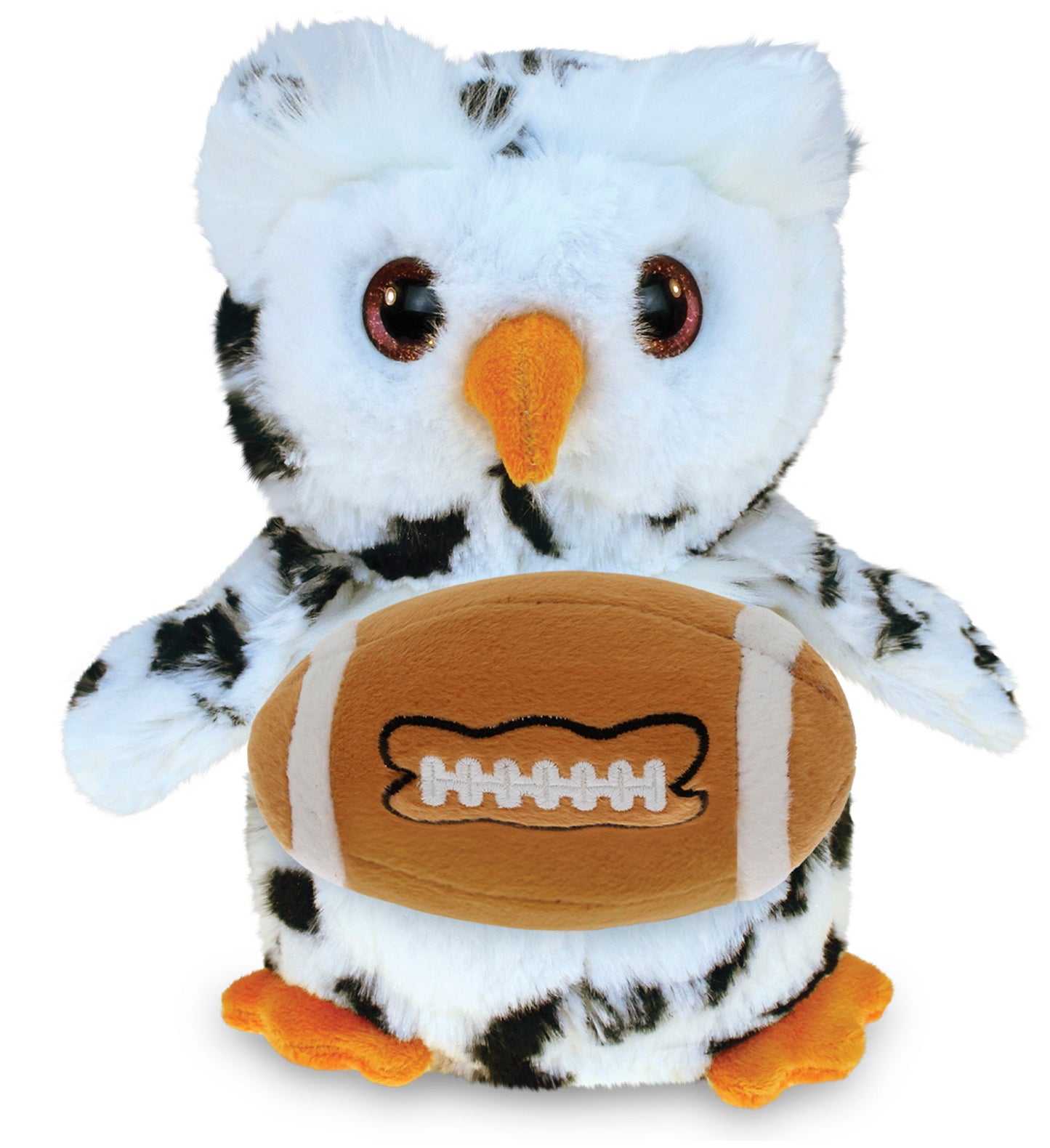 SUPER SOFT PLUSH - WHITE OWL WITH FOOTBALL PLUSH