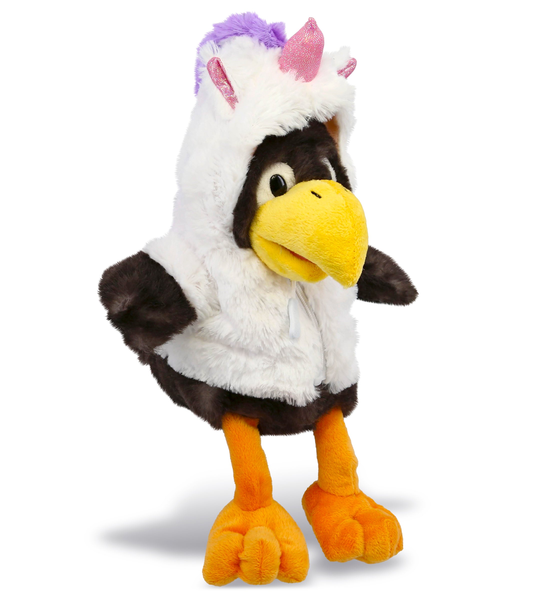 PLUSH UNICORN - SUPER SOFT PLUSH - SITTING CROW