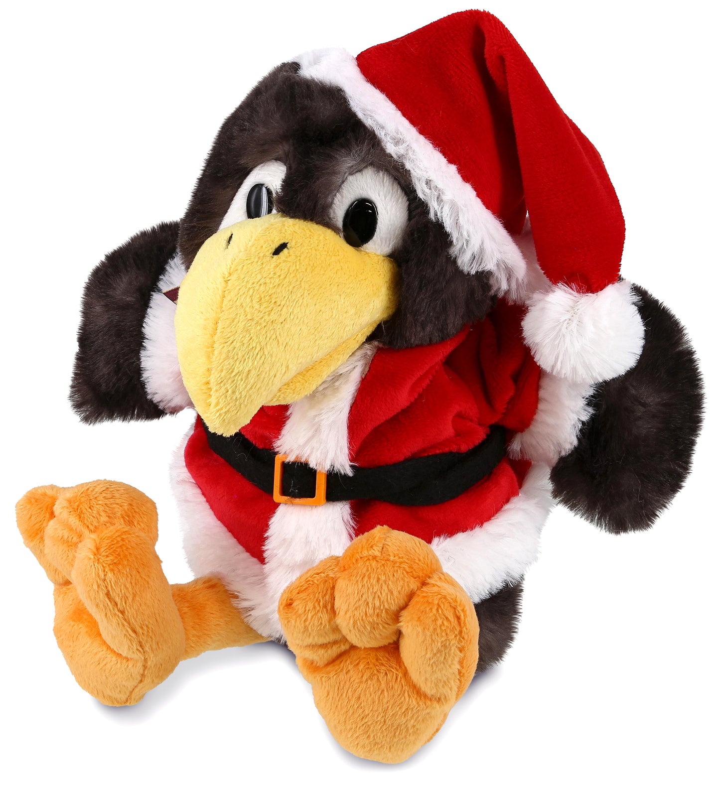 PLUSH SANTA - SUPER SOFT PLUSH - SITTING CROW