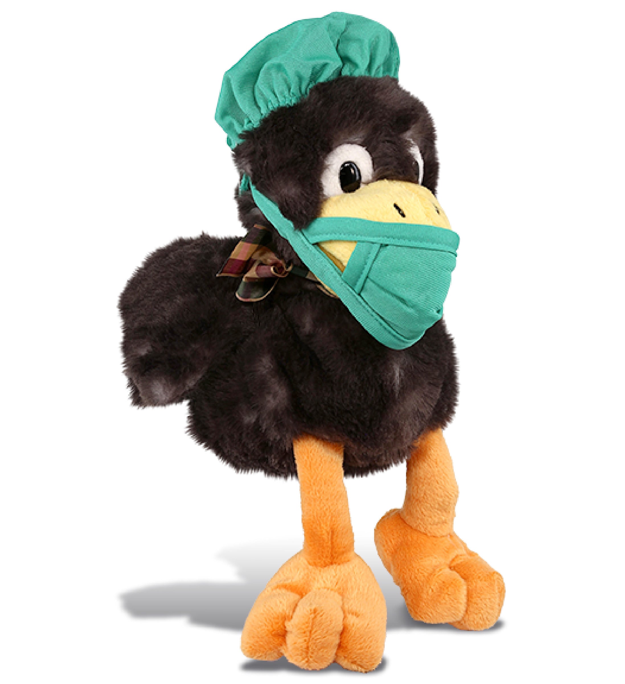 PLUSH DOCTOR - SUPER SOFT PLUSH - SITTING CROW