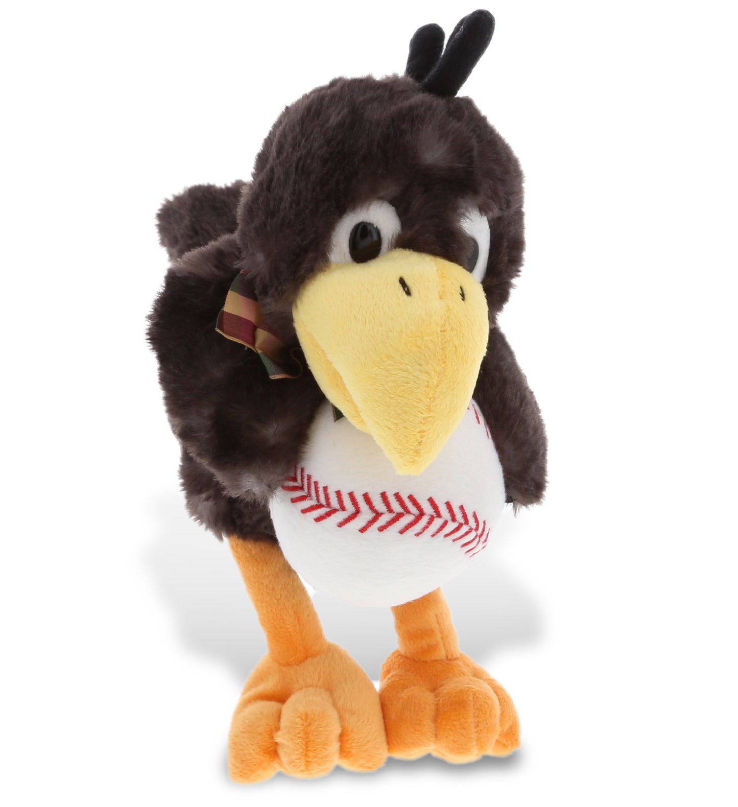 PLUSH BASEBALL - SUPER SOFT PLUSH - SITTING CROW