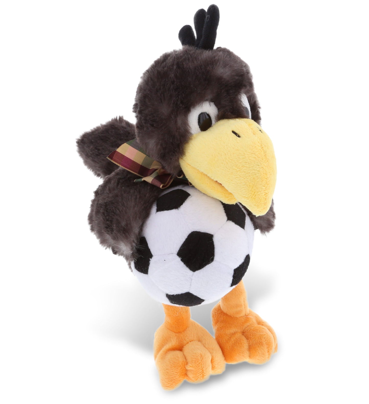 PLUSH SOCCER BALL - SUPER SOFT PLUSH - SITTING CROW
