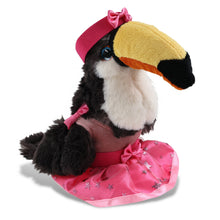 SUPER SOFT PLUSH - TOUCAN WITH BALLERINA DRESS UP