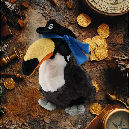 SUPER SOFT PLUSH - TOUCAN PIRATE DRESS UP