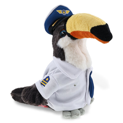 SUPER SOFT PLUSH - TOUCAN PILOT DRESS UP