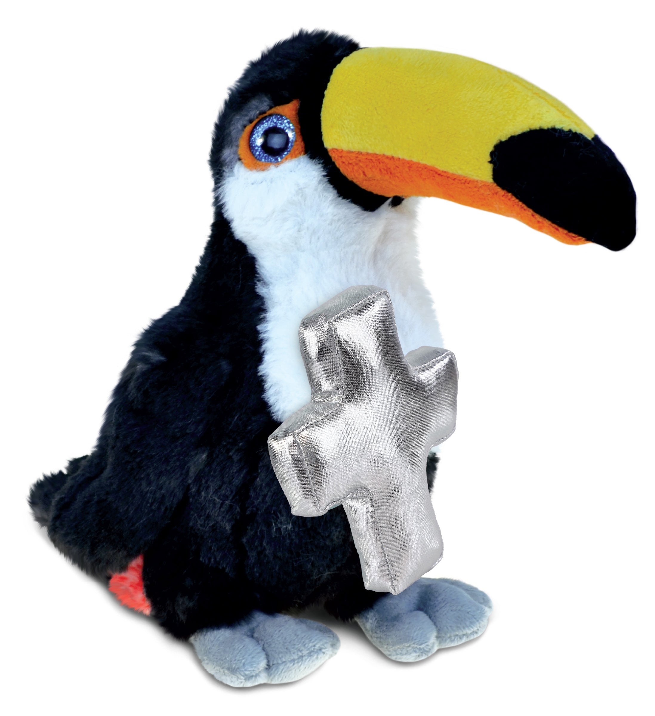 PLUSH CROSS - SUPER SOFT PLUSH - TOUCAN