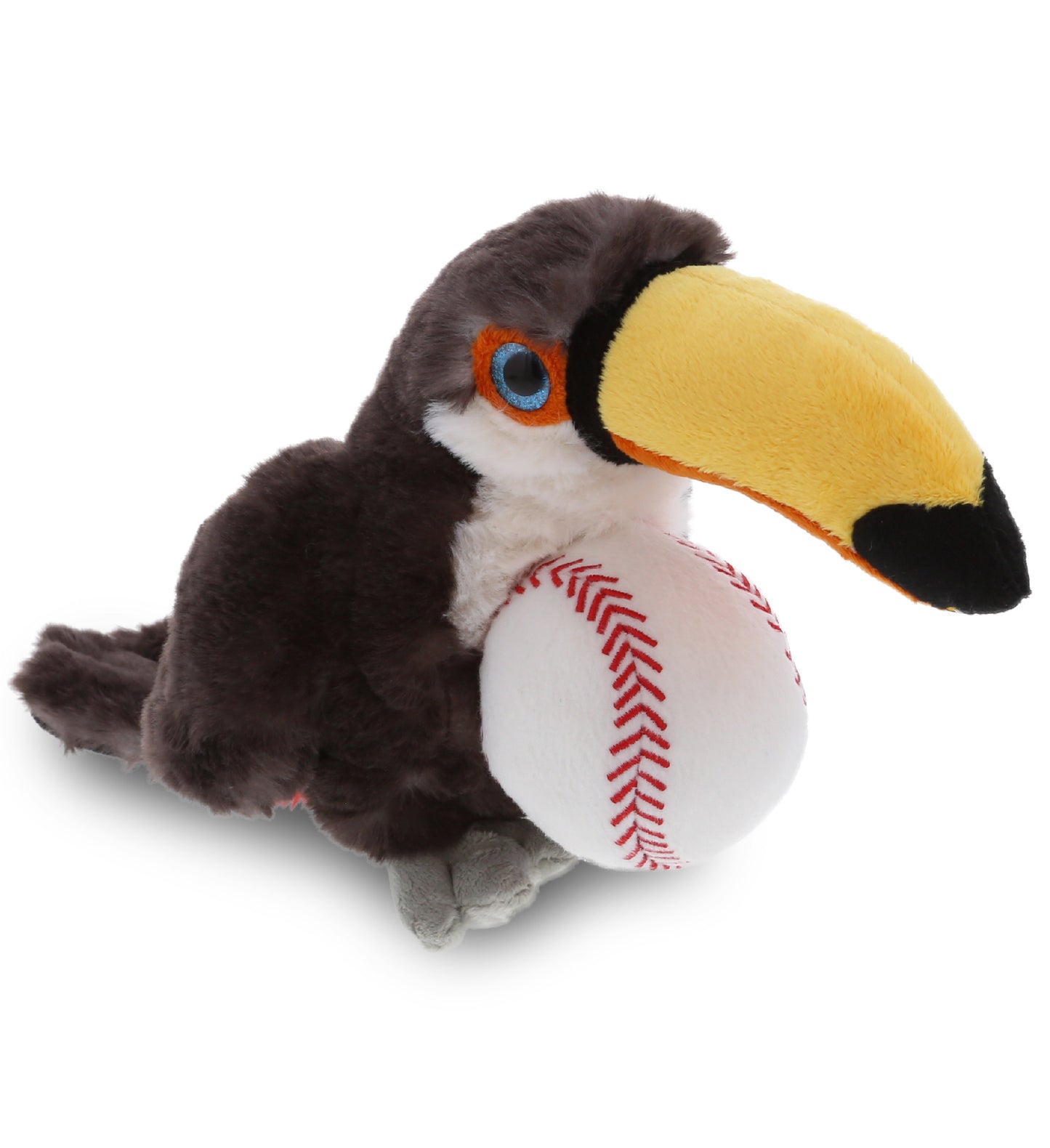 PLUSH BASEBALL - SUPER SOFT PLUSH - TOUCAN